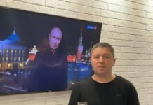 Депутат из Одесской области поздравил местных жителей с Новым Годом на фоне Путина
