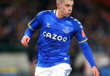 Миколенко получил одну из самых высоких оценок в Эвертоне по версии WhoScored