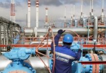Россия увеличила за год добычу газа на 10%