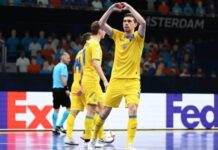 Украина разбила Сербию во втором матче на Евро-2022 по футзалу