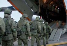 Россия направила десантников в Казахстан