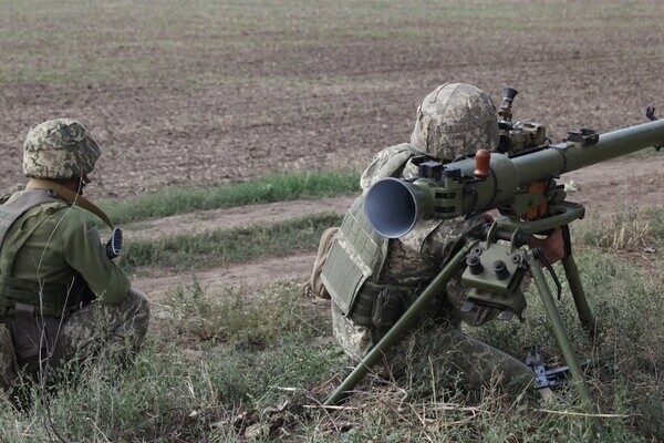 Морпехи в Одесской области тренировались наступать Морпехи в Одесской области тренировались наступать