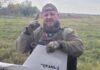 Бойцы Одесской бригады сбили второй дрон оккупантов из стрелкового оружия