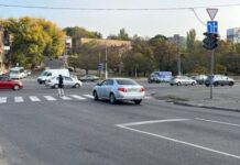 В районе Балковской нанесли дорожную разметку и изменили движение