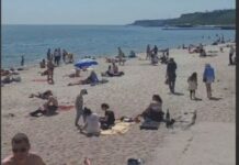В Одессе раньше времени начался пляжный сезон