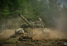Карта боевых действий в Украине 13 апреля