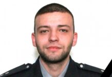 Простились со следователем полиции, который погиб из-за вражеских обстрелов Одессы