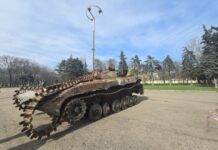 В Одессе открыли выставку уничтоженной российской бронетехники: фотоотчет