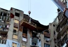 В Одессе стартовали противоаварийные работы в разрушенной из-за обстрела многоэтажке