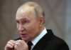 путін заявив про «захоплення» всієї Луганщини та понад 80% Донеччини